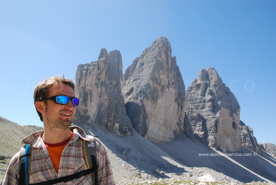 Alla Forcella di Lavredo - pareti nord delle Tre Cime di Lavaredo